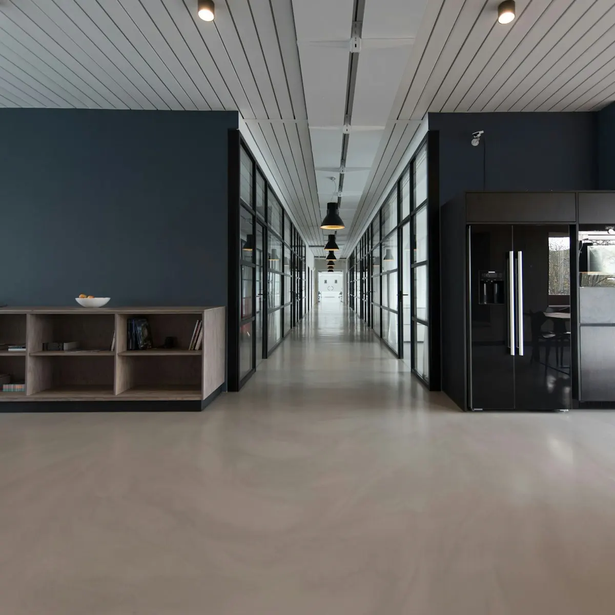 Open creative studio workspace