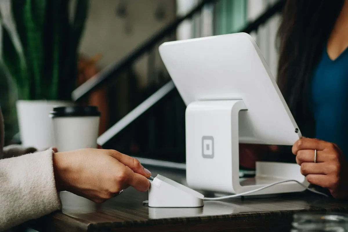 Payment terminal processing a payout